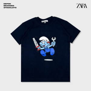 Grosir Baju Zara Anak The Smurf Murah 01